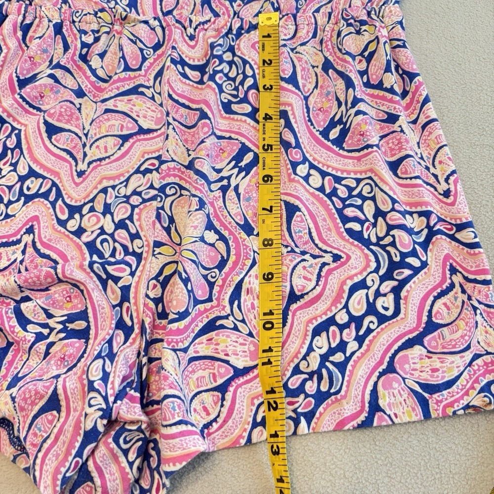 Stretch Knit Romper Lilly Pulitzer  Women's Lana Off Shoulder Can't Resist Print - Picture 13 of 15